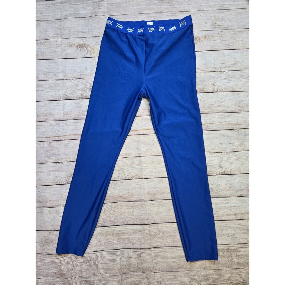 Yitty Leggings Woman XL Blue High Waist Shaping Stretch Activewear athleisure